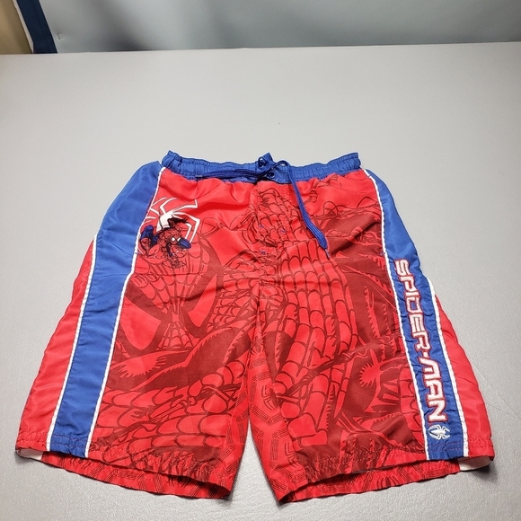 the amazing spiderman boys size medium 8-10 swim shorts - Picture 8 of 8